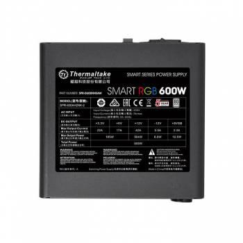 Блок питания Thermaltake Smart RGB 600, 600Вт, 80 PLUS WHITE, 120мм, черный, retail [ps-spr-0600nhsawe-1]