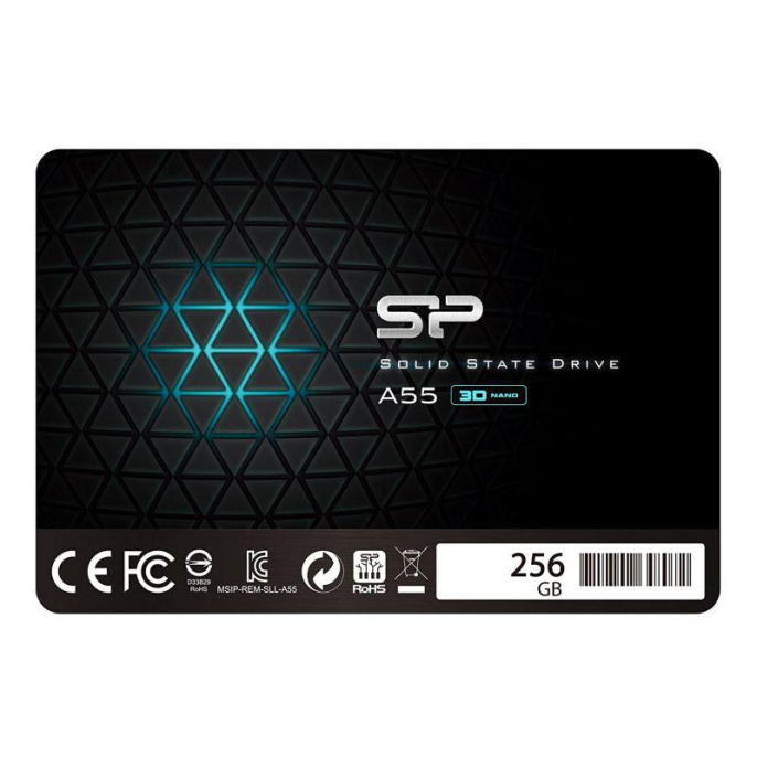 SSD накопитель Silicon Power Ace A55 SP256GBSS3A55S25 256ГБ, 2.5", SATA III, SATA