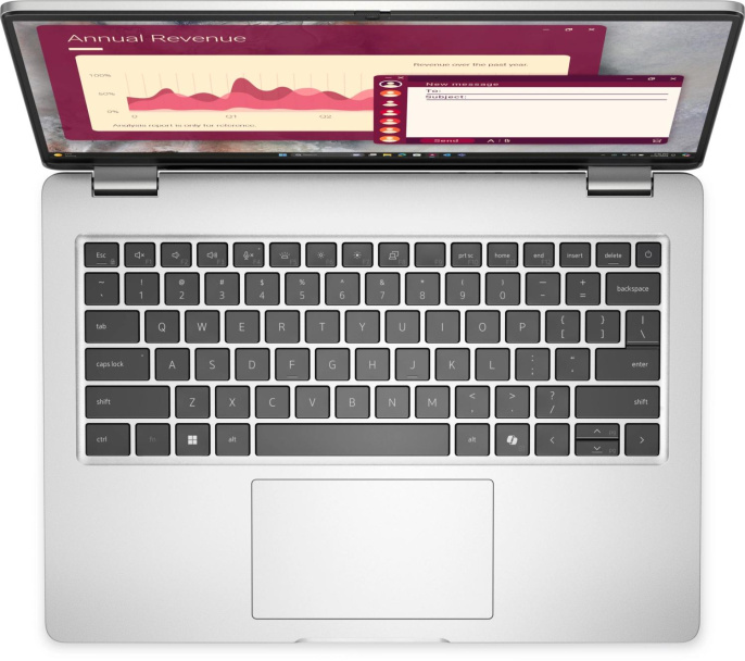 Ноутбук Dell Pro 14 Core Ultra 7 255U 16Gb SSD512Gb Intel Graphics 14" IPS FHD+ (1920x1200) Linux grey WiFi BT Cam (PRO14-7653)