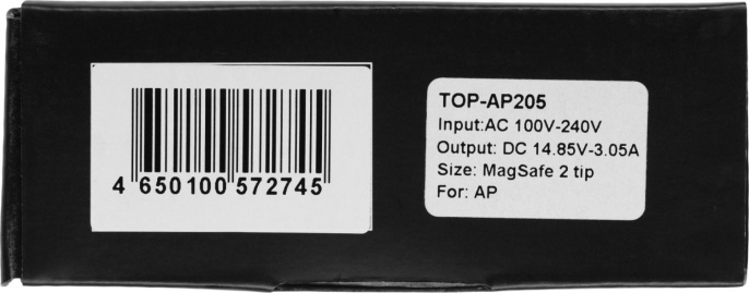 Адаптер питания TopON TOP-AP205, 14.85 В, 3.05A, 45Вт, белый [90943]