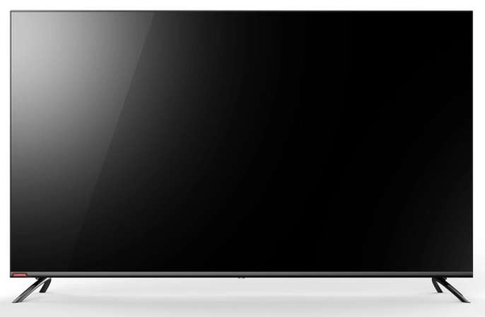 55" Телевизор SunWind SUN-LED55XU401 4K Ultra HD, черный, СМАРТ ТВ, YaOS