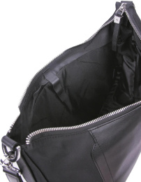 Сумка седло женская Piquadro Lyra BD6658W92T/N 10.9" черная ткань/натур.кожа