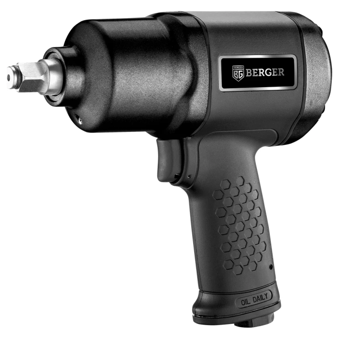 Ударный пневматический гайковерт Berger BG КВАЗАР 1/2", 885 Нм BG1437