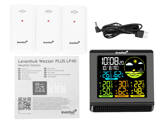 Метеостанция Levenhuk Wezzer PLUS LP40 78894