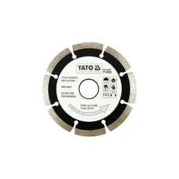 Диск алмазный отрезной для сухой резки (115х22.2 мм) YATO YT-6002