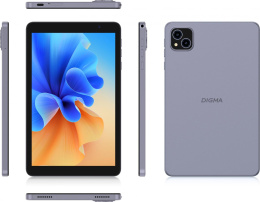 8" Планшет Digma Q8 3/32 GB SC9863A 4G, 1280 x 800, Android 14, серый [da6b8p01]