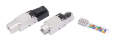 Коннектор Rj-45 Hyperline PLUD-8P8C-S-C6A-SH кат. 6а экранированный