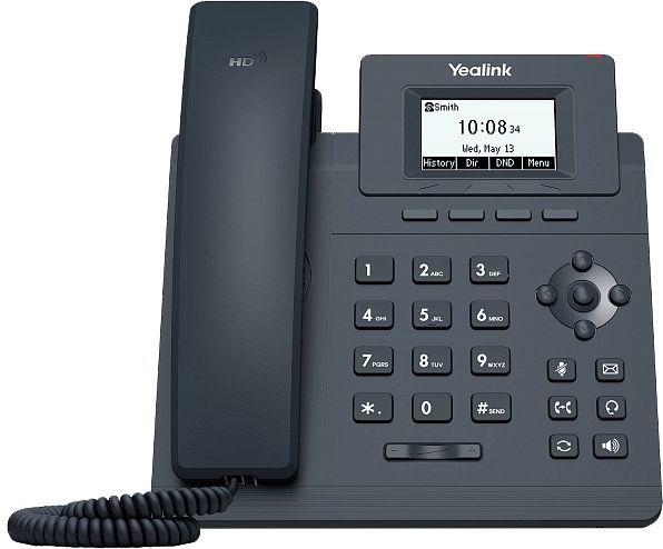 SIP-телефон Yealink SIP-T30P, 1 аккаунт, PoE, без БП