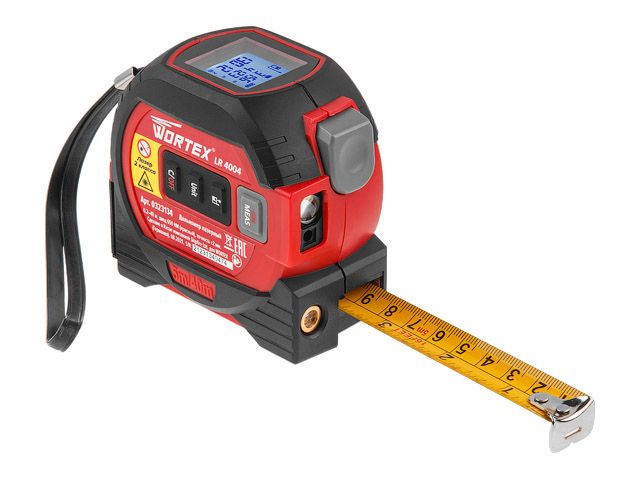 Дальномер лазерный WORTEX LR 4004 в кор., 0.05 - 40 м, +/- 2 мм/м 0323134