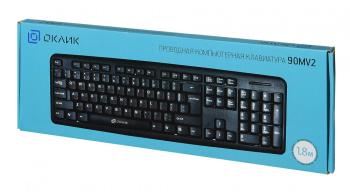 Клавиатура Oklick 90MV2, проводная, USB, мембранная, черный [1185967]
