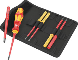 Отвертка Wera Kraftform Kompakt VDE 7 Universal 1 Tool Finder в компл.:70 предметов WE-006600