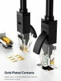 Патч-корд UGREEN NW102 20158 Cat 6 8-Core U/UTP Ethernet Cable 0.5m - Black 20158_