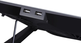 Подставка для ноутбука Redragon Ivy, 15.6", 360х250х55 мм, 2хUSB, вентиляторы 5 х 140 мм, 890г, черный [77905]