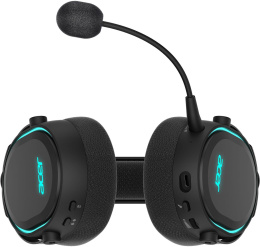 Гарнитура Acer OHR303, для компьютера/мобильных устройств, мониторные, Bluetooth/радио/3,5 мм, черный [zl.hdsee.009]