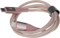 Кабель SOLOVE DW5,  Lightning (m) -  USB Type-C (m),  1м,  розовый [dw5 pink rus]