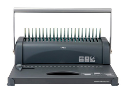 Переплетчик Deli Easy E3871 A4/перф.12л.сшив/макс.350л./пластик.пруж. 10-16мм