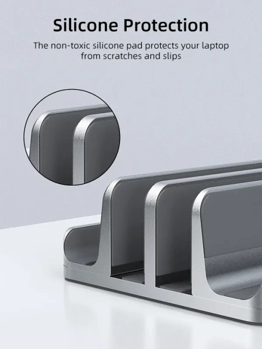 Вертикальная подставка CABLETIME CS14B (CT-VLP02-AB) для ноутбука, черный