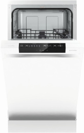 Посудомоечная машина Gorenje GS531E10W 2 корзины , узкая, напольная, 44.8см, загрузка 9 комплектов, белая