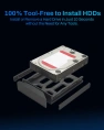 Сетевое хранилище NAS TerraMaster F2-425 tower NAS QC 2.0Ghz/4Gb upto 16Gb /JBOD,RAID0,1,TRAID + /up to 2 HS SATA 3,5' or 2,5' /2xUSB3.2 10Gb /1xUSB3.2 5Gb /1x2,5Gb RJ-45/iSCSI/1xPS/1YW repl F2-212, F2-223