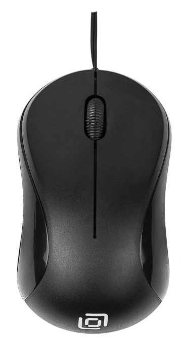 Мышь Оклик 115SR черный оптическая 1000dpi USB для ноутбука 3but (492888)