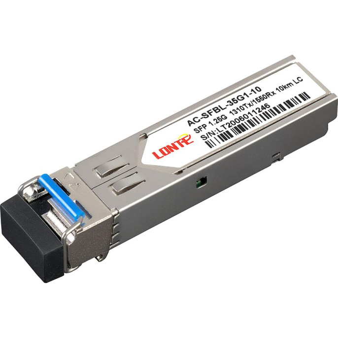 Трансивер/ WDM SFP module, 1.25G, 1310Tx/1550Rx, 10KM, DDM, LC (AC-SFBL-35G1-10)