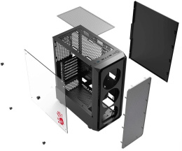 Корпус Bloody CC-126 черный без БП ATX 8x120mm 2xUSB2.0 1xUSB3.0 audio bott PSU (CC-126-BK)