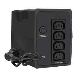ИБП ExeGate Power Back BNB-600.LED.AVR.4C13 (600VA/360W, LED, AVR, 4*C13, батарея 12V 7.2Ah, Black) EP285538RUS