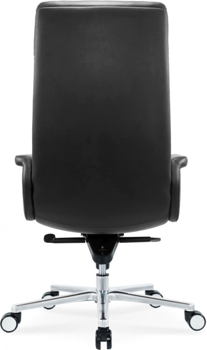 Кресло руководителя Cactus CS-LBK-AMSTERDAM, кожа, до 120кг, черный