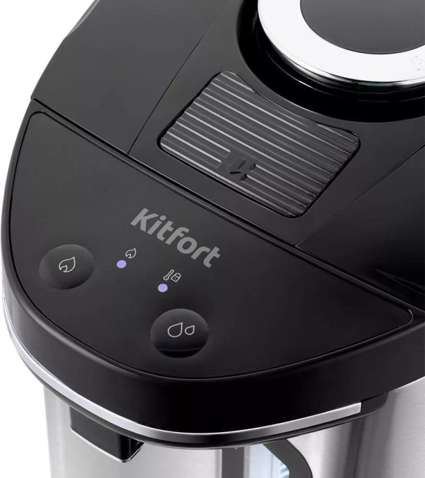 Термопот Kitfort КТ-2512 4л. 900Вт серебристый/черный