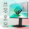 23.8" Монитор GMNG Gaming GM-24F03, 1920x1080, IPS, 180Гц, 2хHDMI, 1хDP, черный [gm24sg03]
