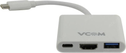 Конвертер VCOM CU427 USB-CM to HDMI+USB3.0+USB-C Adapter