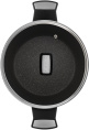 Кастрюля Polaris Monolit 24C 4л. d 24см с крышкой черный 015249