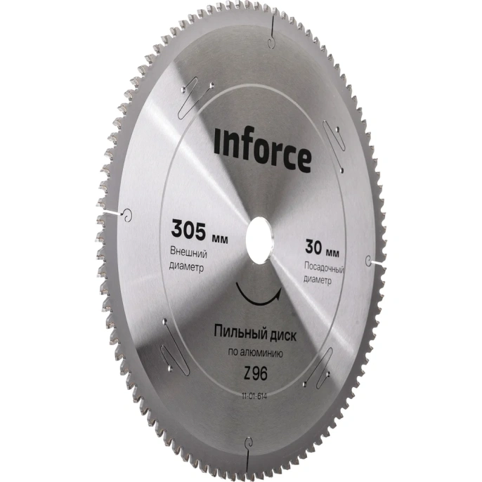 Диск пильный по алюминию (305х2.2х30 мм; 96Z) Inforce 11-01-614
