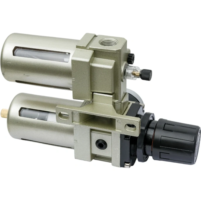 Фильтр-влагоотделитель для компрессора с регулятором давления и лубрикатором 1/2"; 3000 л/мин; 10 бар Gigant GAC4010-04