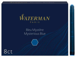 Картридж Waterman Standard S0110910 Mysterious Blue чернила для ручек перьевых 8шт