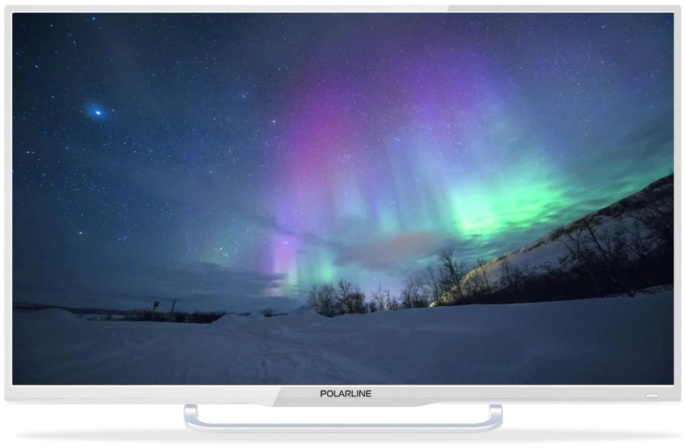 32" Телевизор POLARLINE 32PL53TC HD, белый