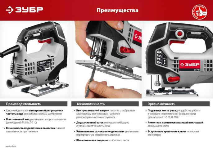 Лобзик ЗУБР Л-570