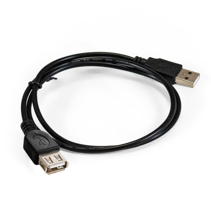 Удлинитель USB 2.0 ExeGate EX-CC-USB2-AMAF-0.5 (Am/Af, 0,5м) EX294740RUS