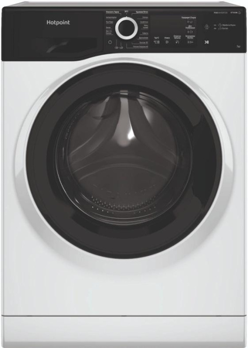 Стиральная машина HOTPOINT NSB 7239 ZK VE RU, с фронтальной загрузкой, 7кг, 1200об/мин, с паром, инверторная