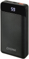 Внешний аккумулятор Power Bank Digma DG-20000-PL, 20000мAч, черный [dg-20000-pl-bk]