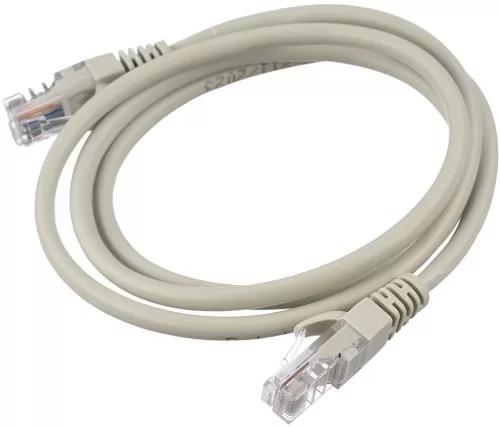 Патч-корд GoPower RJ-45 m -RJ-45 m 5.0м кат.5е ПВХ 26AWG серый в пакете 1/50 00-00027475