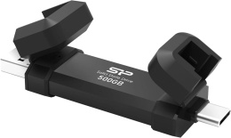 Внешний диск SSD Silicon Power DS72, 500ГБ, черный [sp500gbuc3s72v1k]