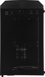 Корпус mATX Aerocool Trinity Mini-G-BK v2, Mini-Tower, без БП, черный [accs-pv32033.11]
