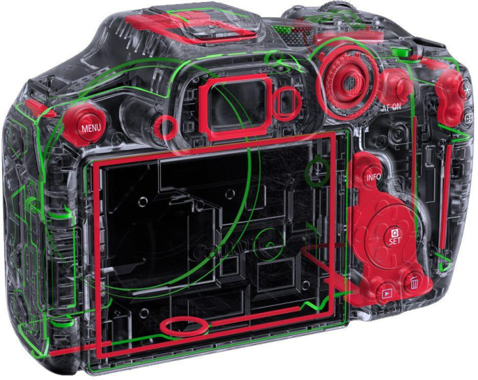 Беззеркальный фотоаппарат Canon EOS R7 body, черный [5137c002]