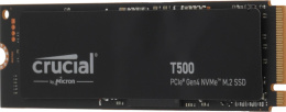 Твердотельный накопитель SSD Crucial M.2 2280 500GB Crucial T500 Client SSD CT500T500SSD8 PCIe Gen4x4 with NVMe, 7200/5700, TLC, 300TBW