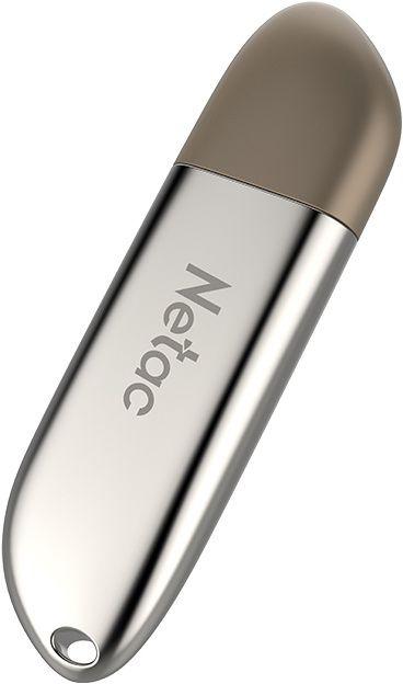 Флешка USB NETAC U352 16ГБ, USB2.0, серебристый [nt03u352n-016g-20pn]