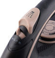 Утюг DOMFY DSC-EI901, с паровым ударом, 3000Вт, черный и золотистый