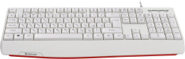 Клавиатура Defender Atom HB-546, USB, мембранная,  белый [45547]