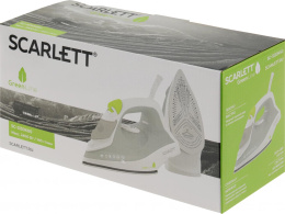 Утюг Scarlett Green Line (SC-SI30K60) (2400 Вт, с пароувлажнением, подошва KeramoPro, регулировка подачи пара, количество температурных режимов: 3, скорость подачи пара: 35 г/мин, скорость парового удара: 140 г/мин, вертикальное отпаривание, самоочистка, 