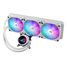 Система водяного охлаждения ASUS ROG Strix LC III 360 ARGB White Edition, 4-pin, ARGB, 120мм, белый, retail [90rc00t2-m0uay0]
